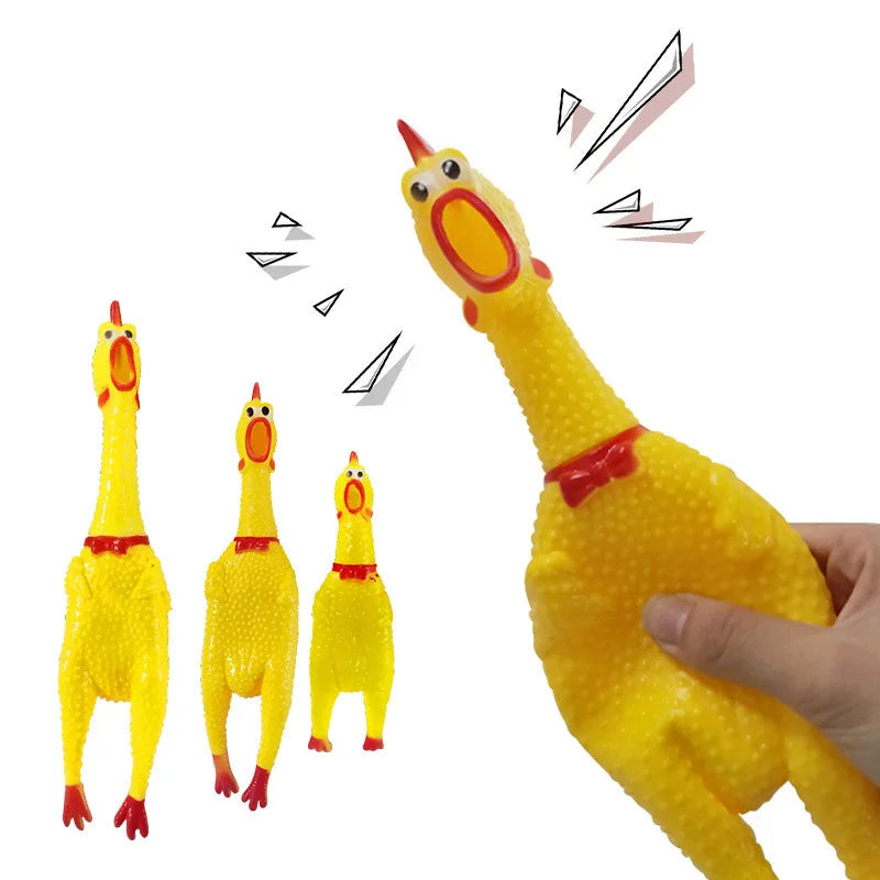 Dog Chicken Squeak Sound Toy