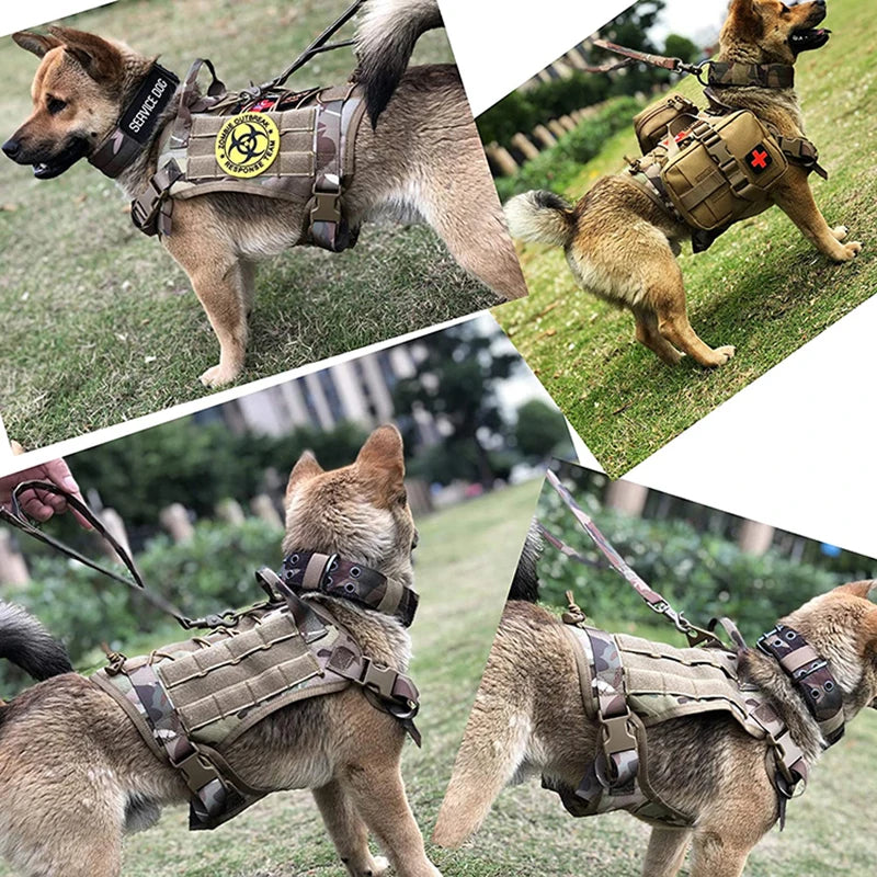 Dog Tactical Training Vest Harness