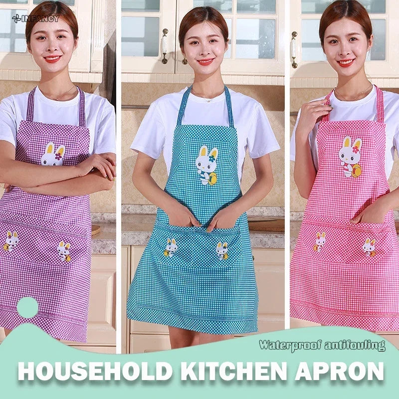 Kitchen Cute Cartoon Rabbit Apron