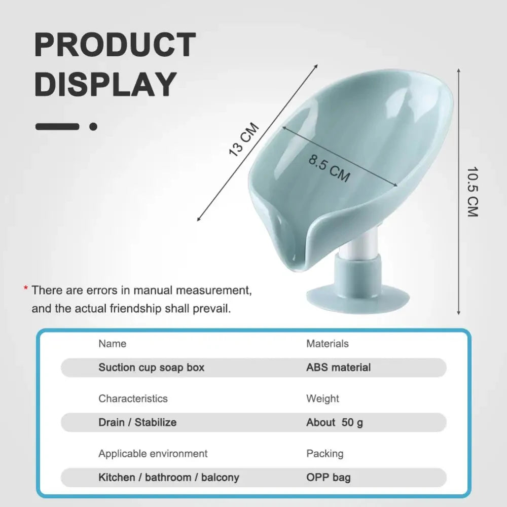 1/2Pcs Leaf Shape Soap Organize