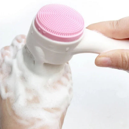 3D Silicone Facial Wash Cleansing Brush