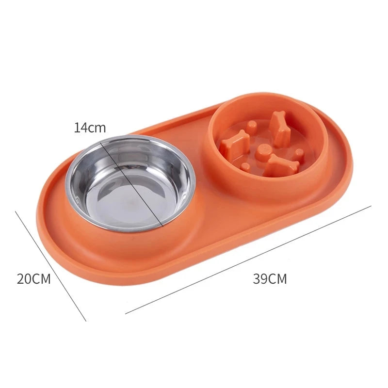 Pet Stainless Steel Feeding Bowl