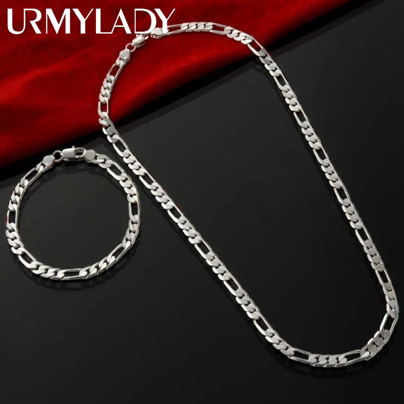 Men 4MM Chain Set