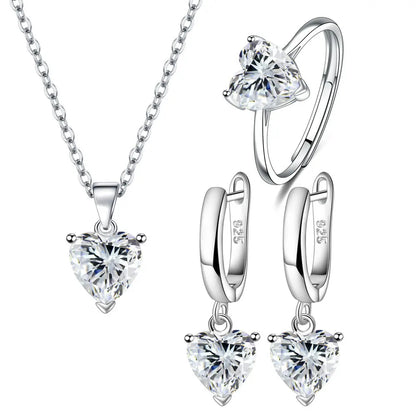 Women Silver Jewelry Set