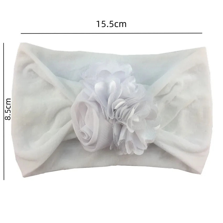 Kids Soft Stretch Flower Headband