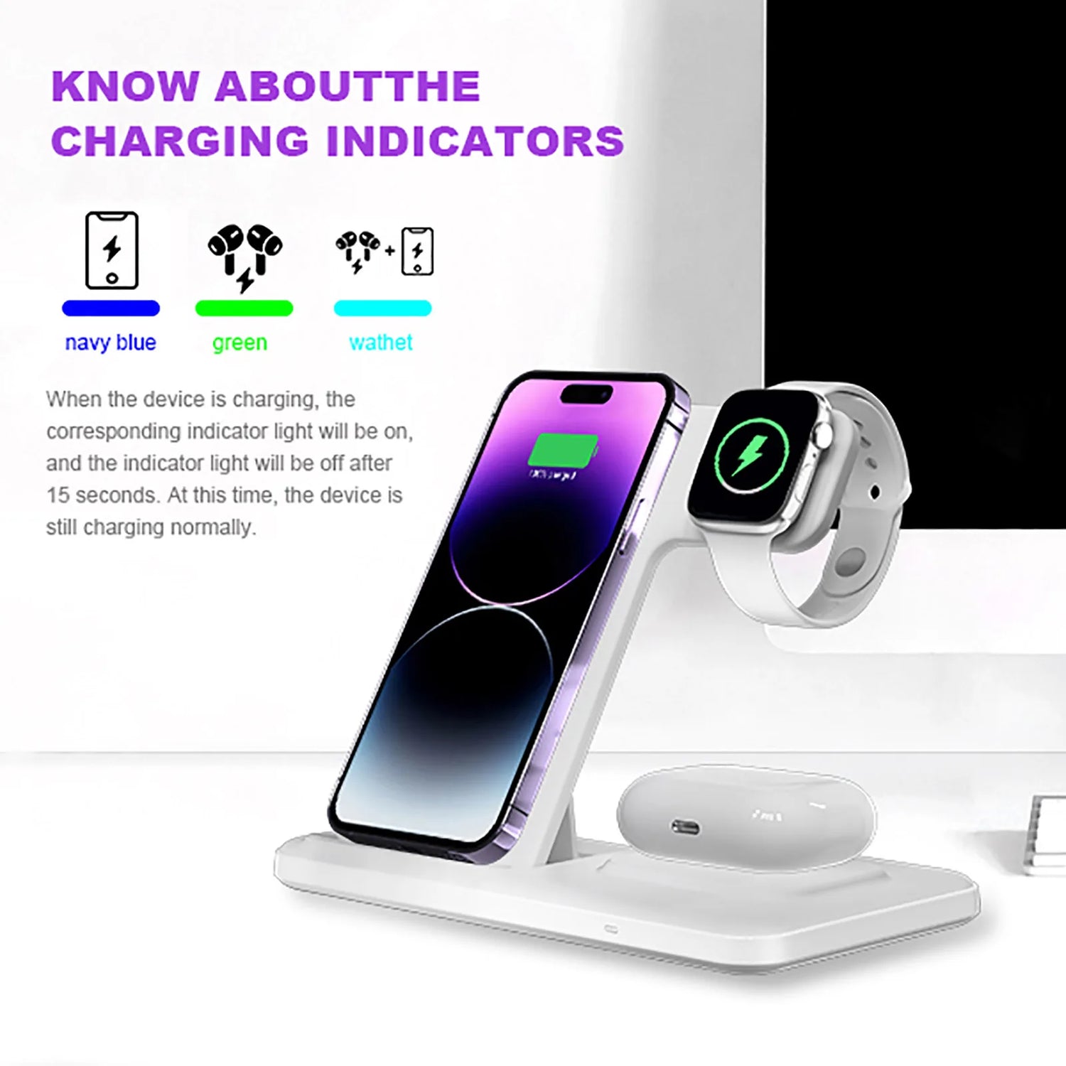 20W Foldable Wireless Stand Charger