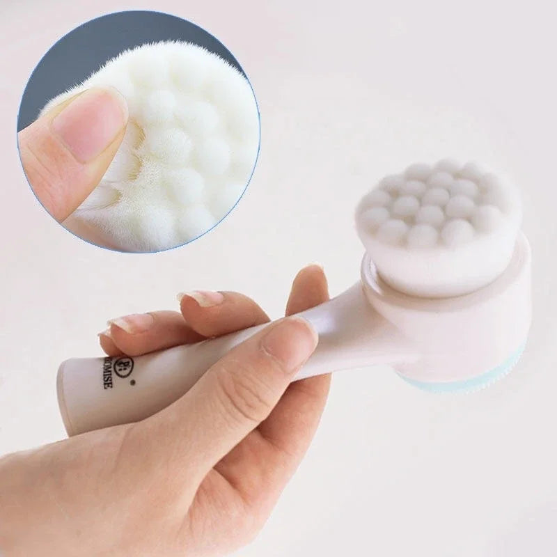 3D Silicone Facial Wash Cleansing Brush