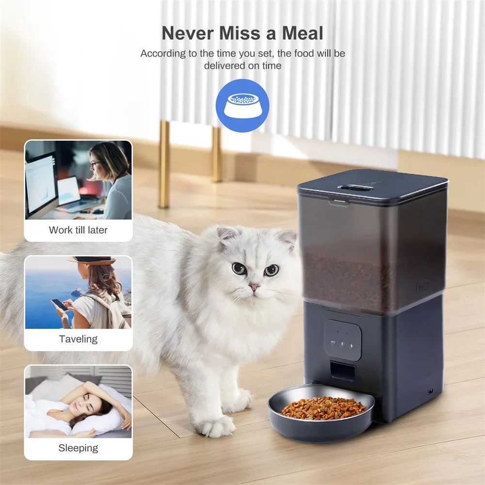 Pet Wi-Fi Button Automatic Timmer Feeder