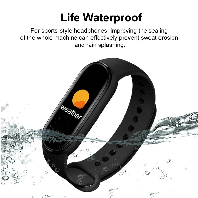 M6 Fitness Smart Bracelet Sports Band Watch