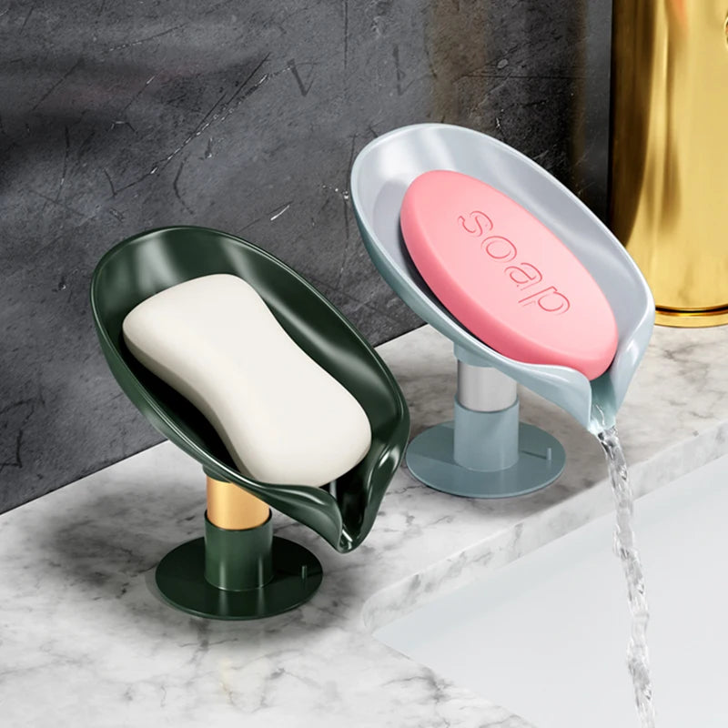 1/2Pcs Leaf Shape Soap Organize